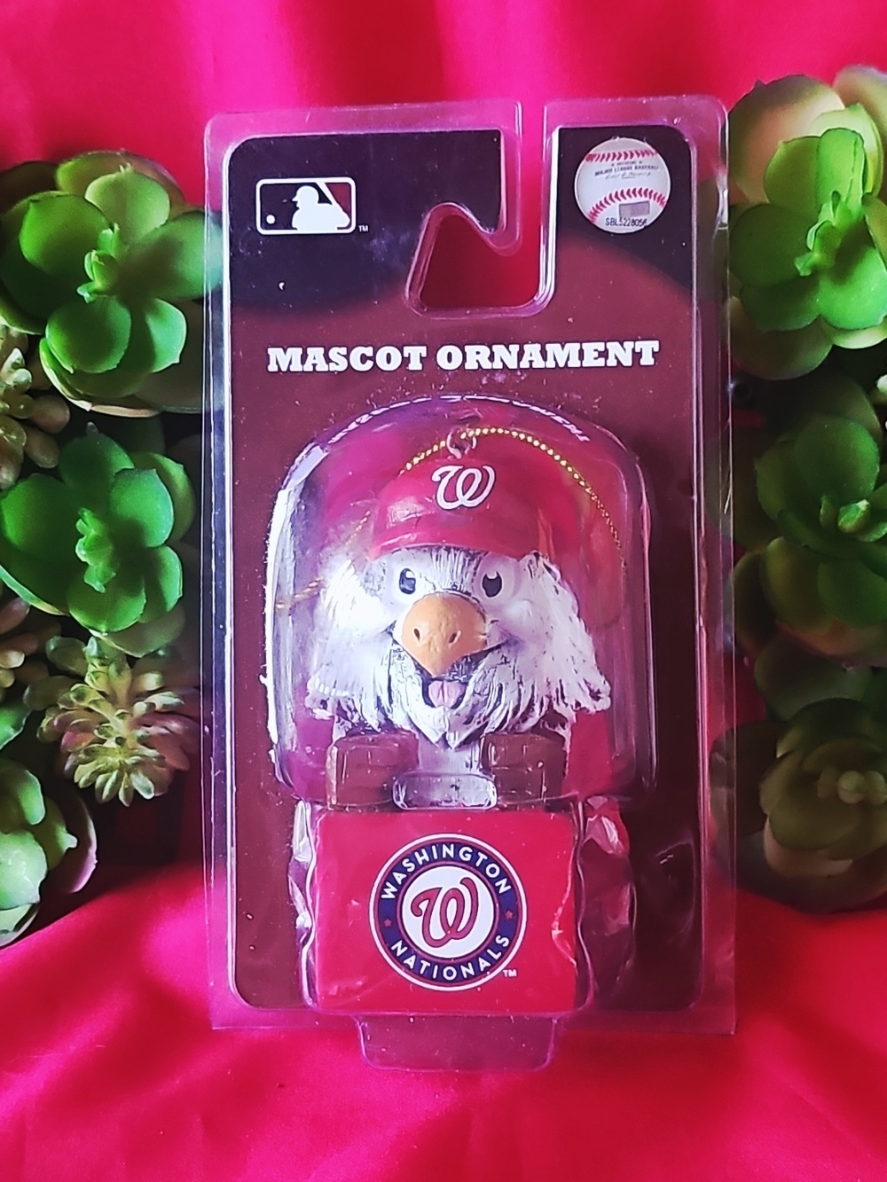 Red Bird Mascot Ornament - Team Logo Holiday Decor
